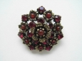 Red Flower Brooch